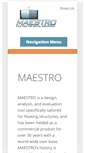 Mobile Screenshot of maestromarine.com